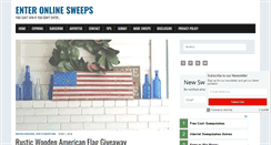Desktop Screenshot of enteronlinesweeps.com